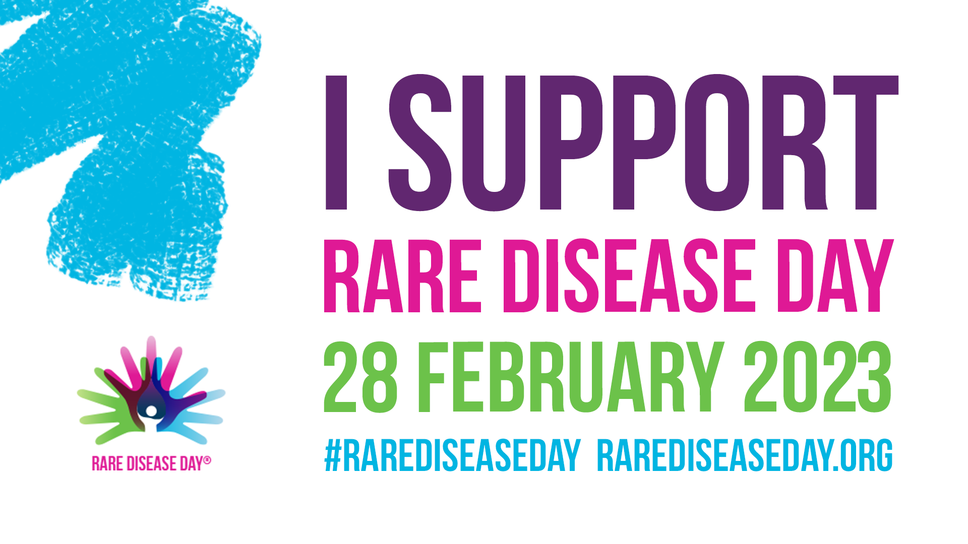 I support rare disease day. 28 February 2023